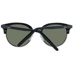 Serengeti Black Acetate & Metal Sunglasses