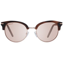 Serengeti Sonnenbrille aus braunem Azetat und Metall
