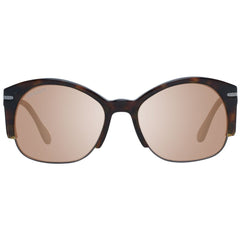 Serengeti Brown Acetate & Metal Sunglasses