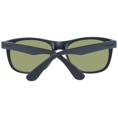 Serengeti Sonnenbrille aus schwarzem Kunststoff