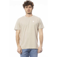 Invicta Beiges Baumwoll-T-Shirt für Herren