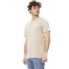 Invicta Beiges Baumwoll-T-Shirt für Herren