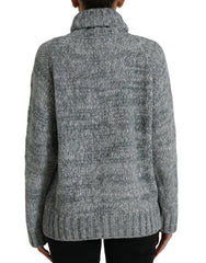 Dolce & Gabbana Grauer Kaschmir Rollkragenpullover