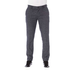 Trussardi Schwarze Baumwollhose für Herren