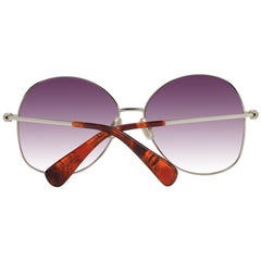 Max Mara Sonnenbrille aus goldfarbenem Metall