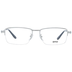 BMW Brille aus silberfarbenem Metall (Gestell)