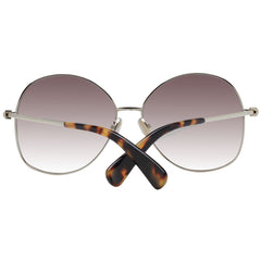 Max Mara Sonnenbrille aus goldfarbenem Metall