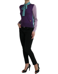 Dolce & Gabbana Pullover-Sweater mit mehrfarbiger Schleife