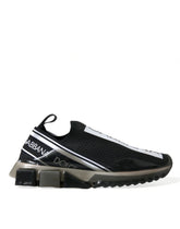 Dolce & Gabbana Slip-on-Sneaker Sorrento Schuhe Schwarz Weiß