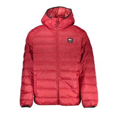 Tommy Hilfiger rote Polyesterjacke
