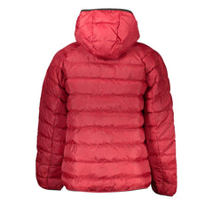 Tommy Hilfiger rote Polyesterjacke