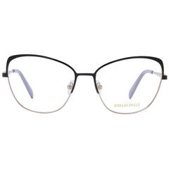 Emilio Pucci Brille aus schwarzem Metall (Gestell)
