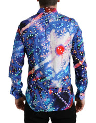 Mehrfarbiges Luminarie Slim MARTINI-Hemd von Dolce & Gabbana
