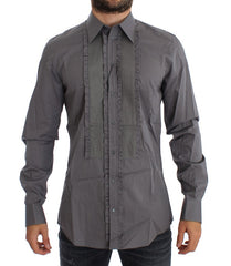 Dolce & Gabbana Lila Torero GOLD Slim Fit Hemd