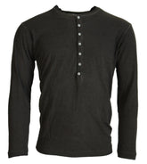 Dsquared² Grau Baumwolle Leinen Langarm Pullover