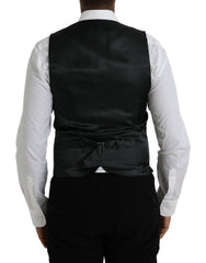 Dolce & Gabbana Graue Anzughose aus Wolle Weste