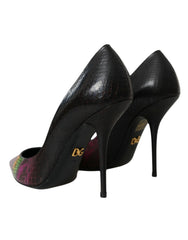 Dolce & Gabbana Pumps aus mehrfarbigem exotischem Leder