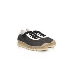 Cerruti 1881 Schwarzer Herrensneaker aus Kalbsleder