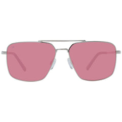 Serengeti Sonnenbrille aus silbernem Metall