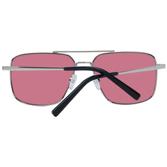 Serengeti Sonnenbrille aus silbernem Metall