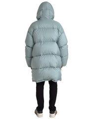 Dolce & Gabbana Herren Steppjacke mit Kapuze in Hellblau