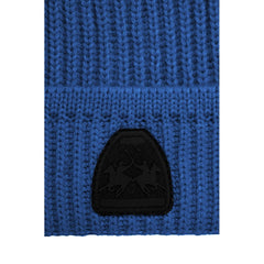 La Martina Blue Acrylic Men Beanie