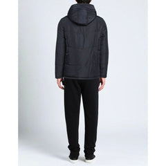 Aquascutum Blue Polyamide Men Jacket