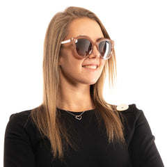 Guess Braune Sonnenbrille aus Metall & Kunststoff