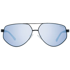 Guess Sonnenbrille aus schwarzem Metall und Kunststoff