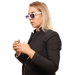 Spy White Plastic Sunglasses