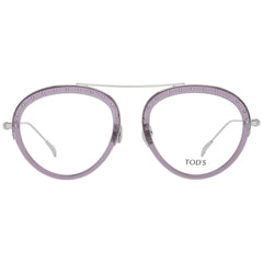 Tod's Lila Metall- & Lederbrille (Fassungen)