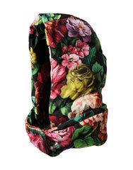 Dolce & Gabbana Hut Mehrfarbiges Blumenmuster Ganzkopfwickelhut