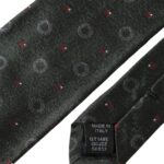 Dolce & Gabbana Dunkelgraue 100% Seide Fantasy Verstellbare Herren Krawatte