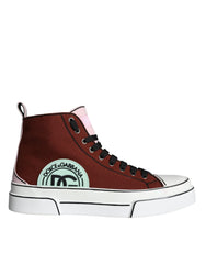 Dolce & Gabbana Mehrfarbige Patchwork-High-Top-Sneaker