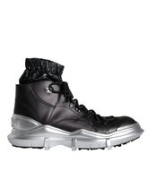 Dolce & Gabbana – Galileo – Hohe Sneakers aus Nylon in Schwarz