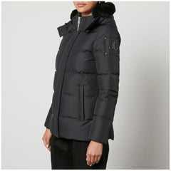 Moose Knuckles Jacke & Mantel aus schwarzem Polyester