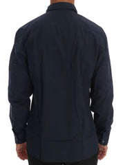 John Galliano Blauw Casual Katoenen Overhemd met Lange Mouwen