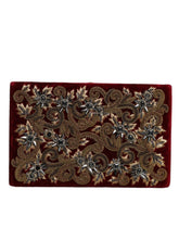 Dolce & Gabbana Rode Fluwelen Clutch Avondtas met Gouden Frame