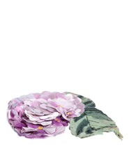 Dolce & Gabbana Mehrfarbige Hortensie Gold Messing Nadel Brosche