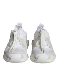 Dolce & Gabbana Sorrento Trekking-Sneakers aus weißem Mesh
