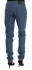 Costume National Blue Wash Baumwoll-Boyfriend-Jeans