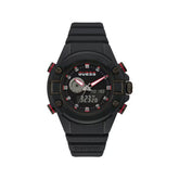 Guess Sportuhr aus schwarzem Resin