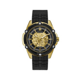 Guess Schwarze Resin-Damenuhr