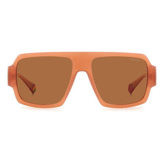 Polaroid Sonnenbrille aus rosa Harz