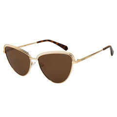 Polaroid Sonnenbrille aus goldenem Metall