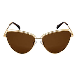 Polaroid Sonnenbrille aus goldenem Metall