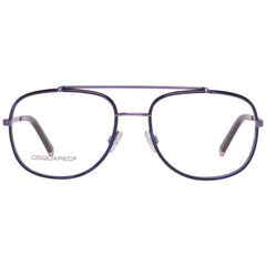 Dsquared² Brille aus blauem Metall (Gestell)