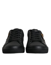 Dolce & Gabbana London Sacred Heart Herren Sneakers in Schwarz