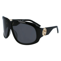 Longchamp – Schwarze Acetat-Sonnenbrille