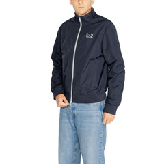 EA7 Emporio Armani Blaue Jacken und Mäntel aus Polyamid